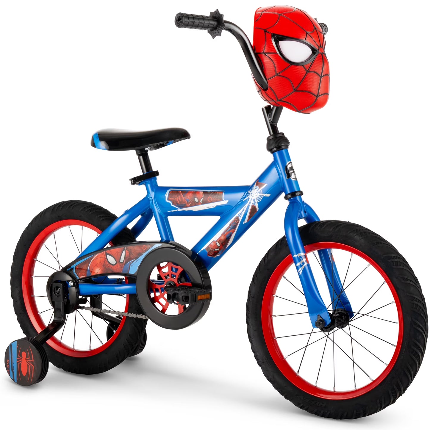Huffy 16" Marvel Spider-Man Kids' Bike, Fits Riders 42" - 48", Red, Youth, Boy's