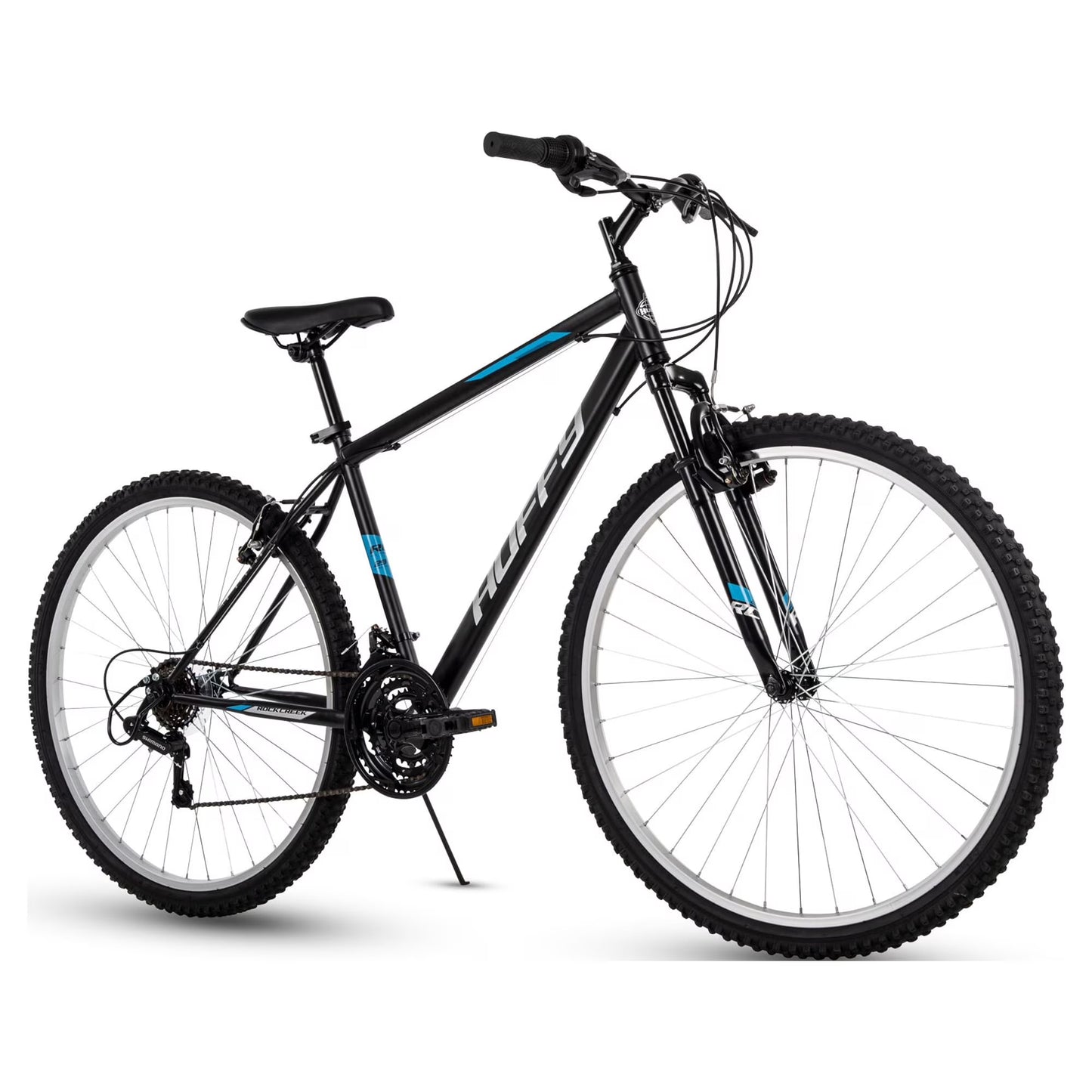 Huffy 29" Rock Creek Mountain Bike, Fits Riders 60”+, Matte Black, Adult, Men's