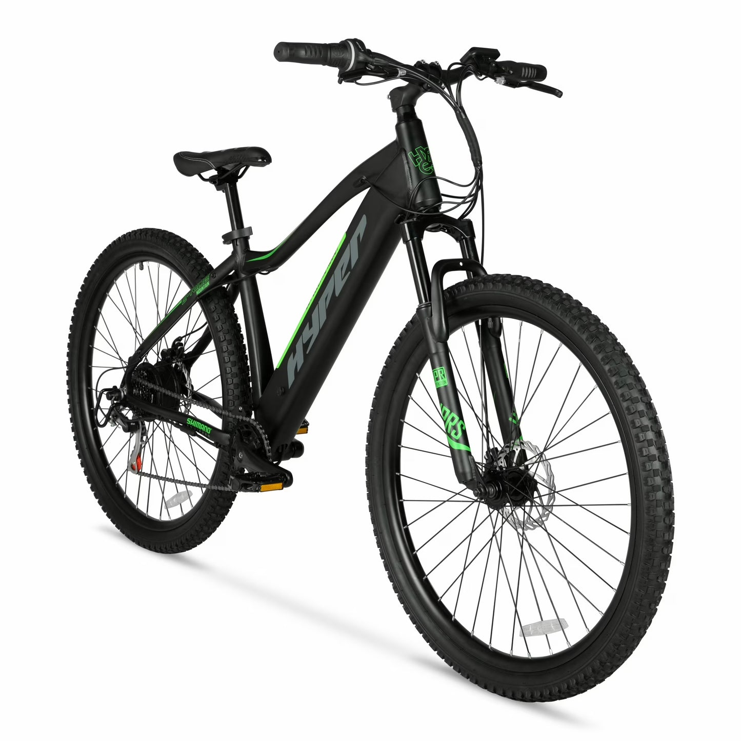 Hyper Bicycles 29" 36V Class 2 Electric Mountain Bike, 350W Motor, Adult Ages 14+, Black