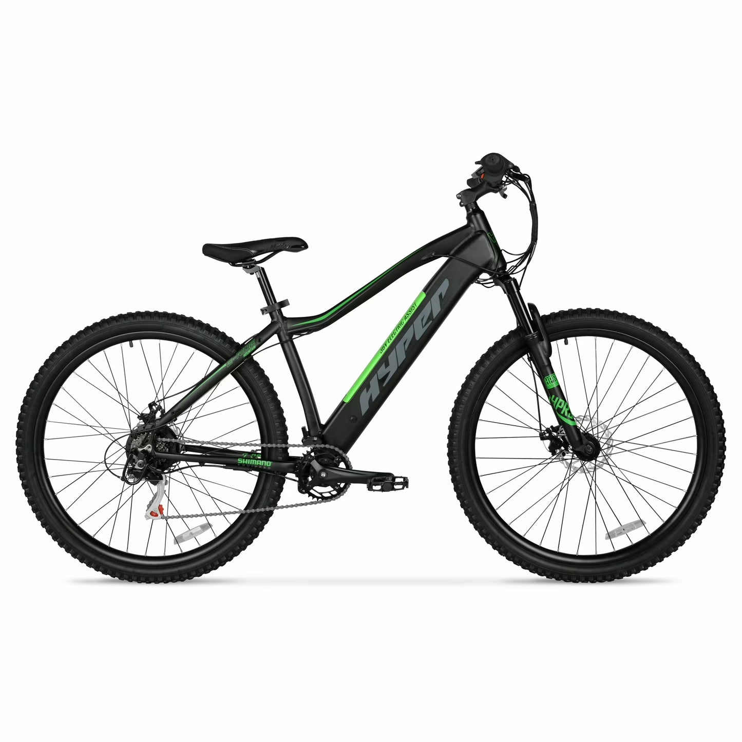 Hyper Bicycles 29" 36V Class 2 Electric Mountain Bike, 350W Motor, Adult Ages 14+, Black