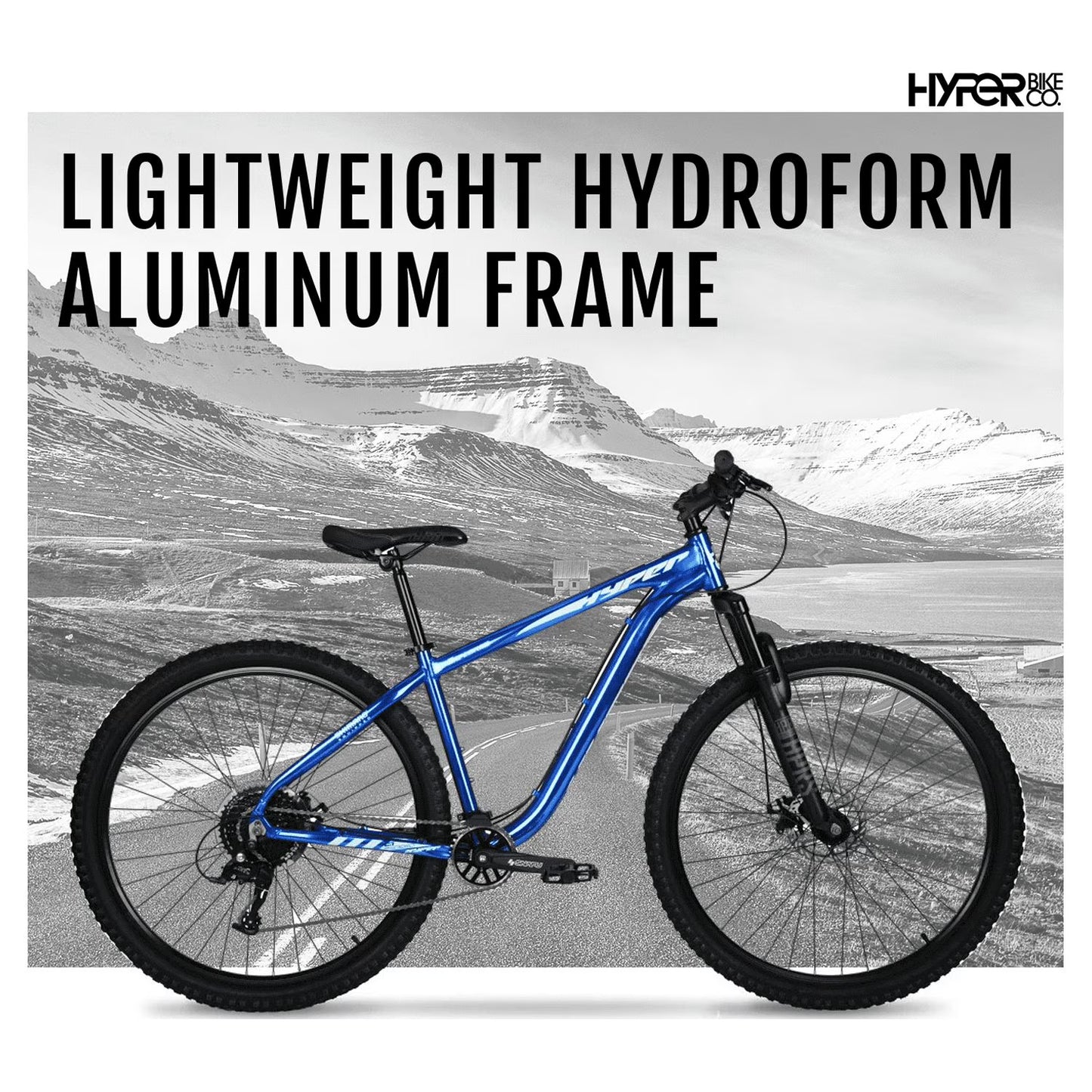 Hyper Bicycles 29" Men's Mountain Bike, Hard Tail, Adult Ages 14+, Blue