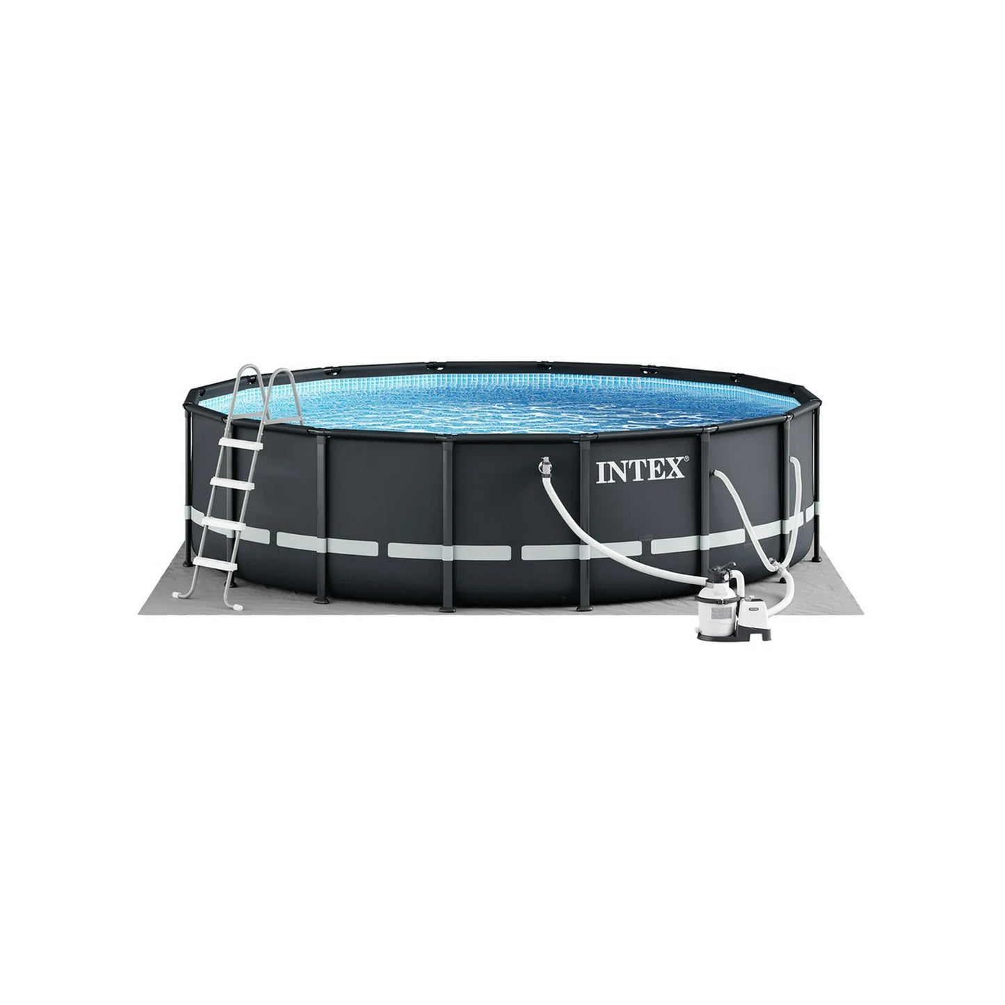 Intex 14' x 48" Ultra XTR Round Frame Above Ground Swimming Pool with Sand Filter Pump
