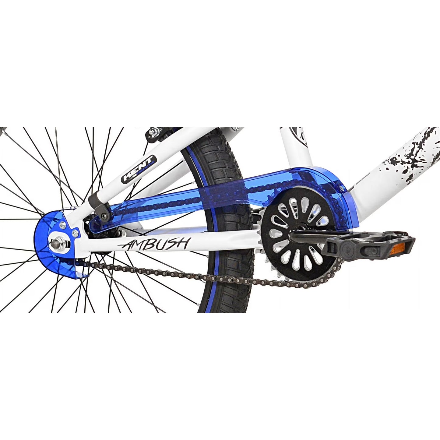 Kent 20in Ambush BMX Child Bicycle 20in Wheels Ages 7-14 Blue