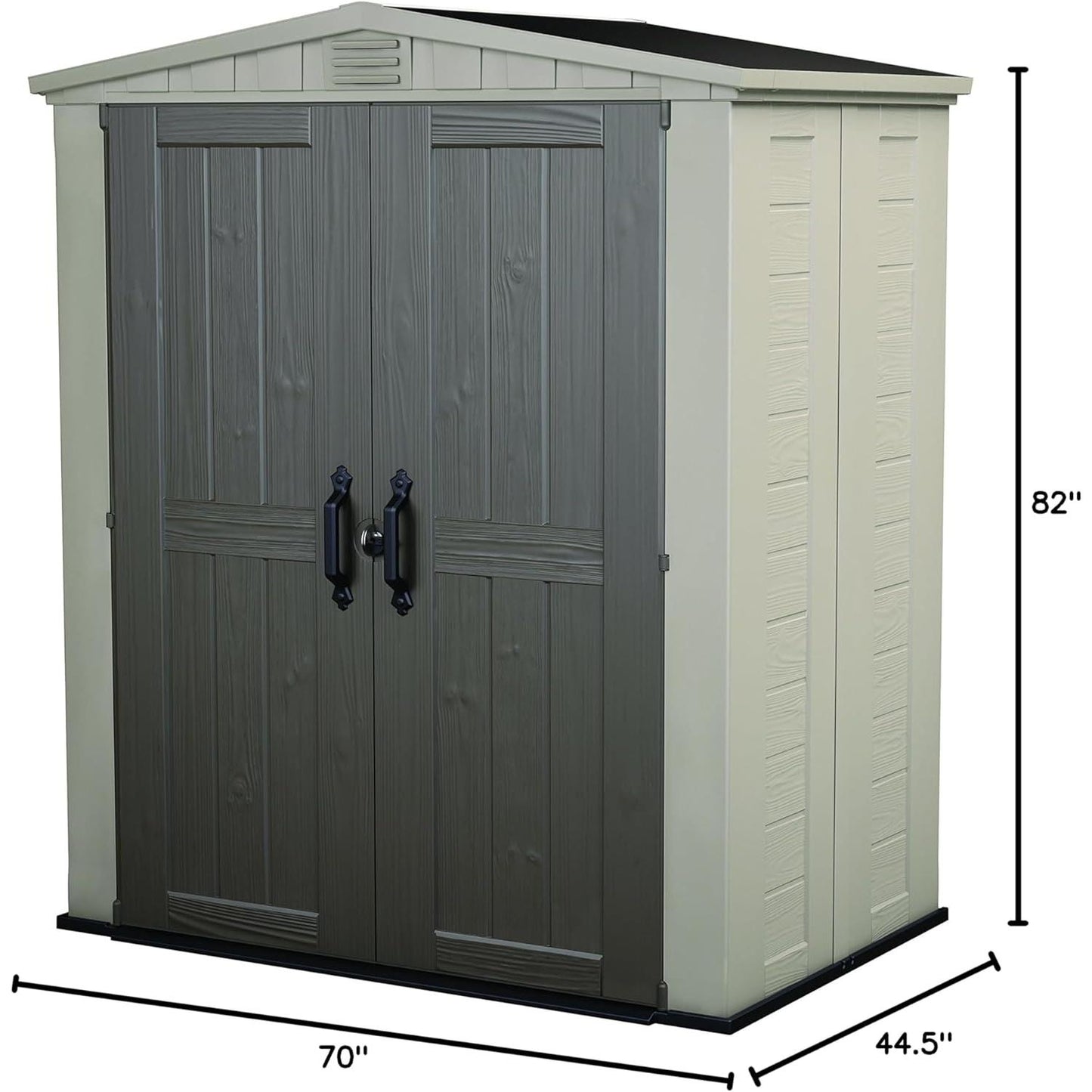 Keter Factor 6x3 Outdoor Storage Shed Kit-Perfect to Store Patio Furniture. Brand new. Open box