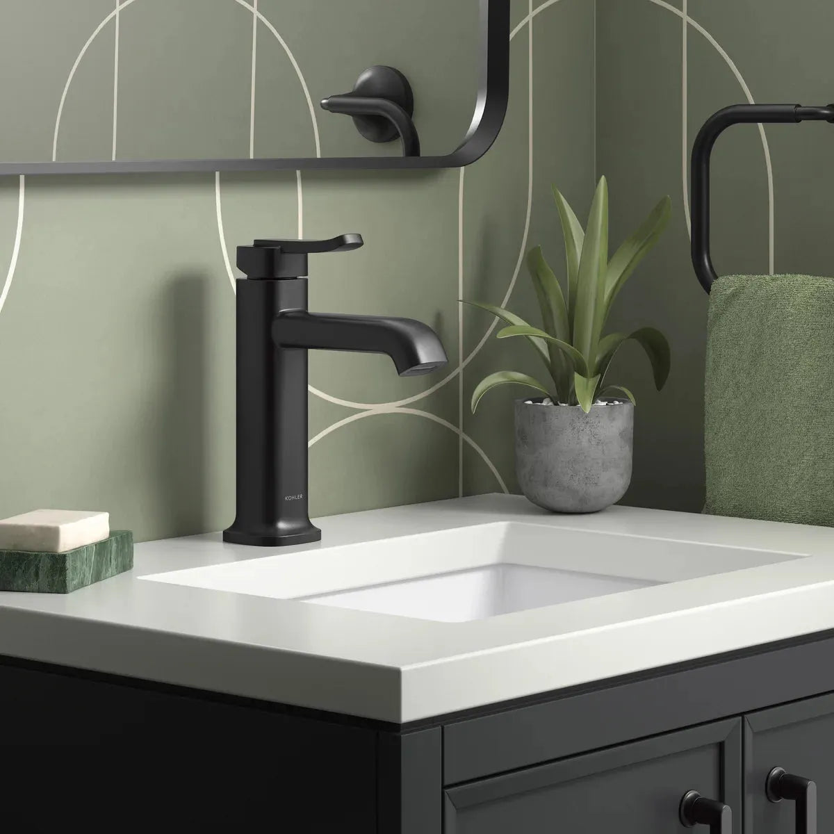 Kohler Cordate Single-handle Bathroom Faucet