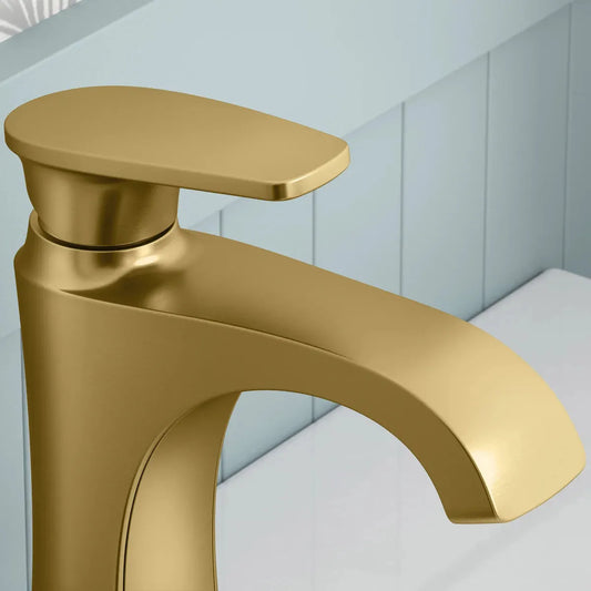 Kohler Tome Single-Handle Bathroom Faucet Gold