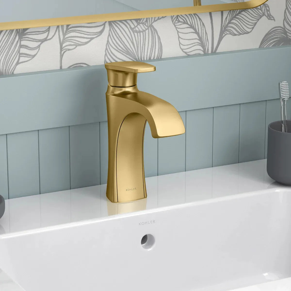 Kohler Tome Single-Handle Bathroom Faucet Gold