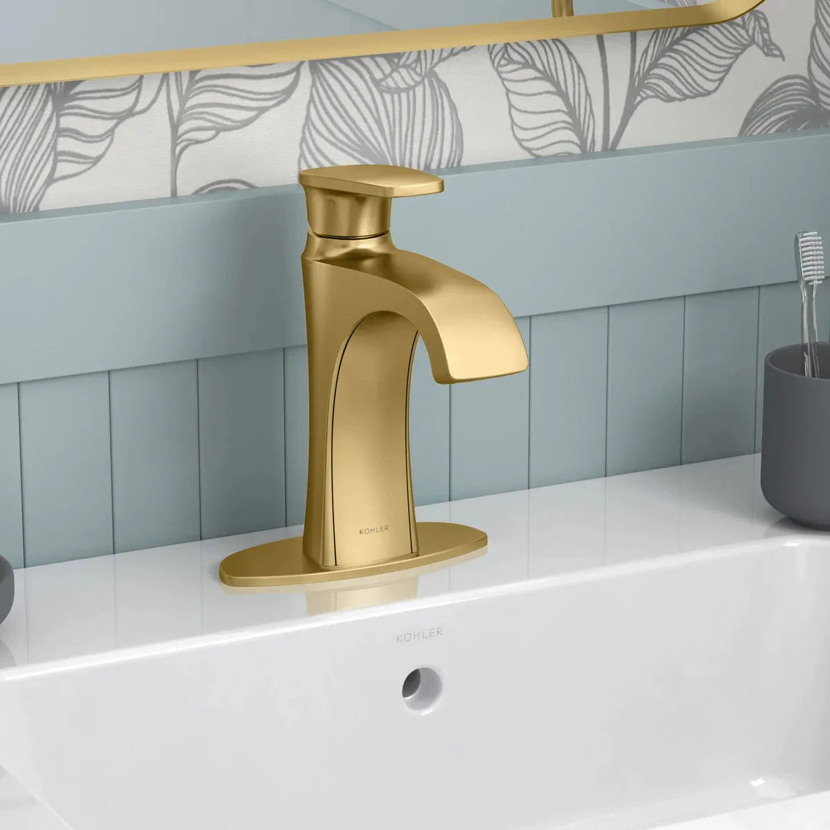 Kohler Tome Single-Handle Bathroom Faucet Gold