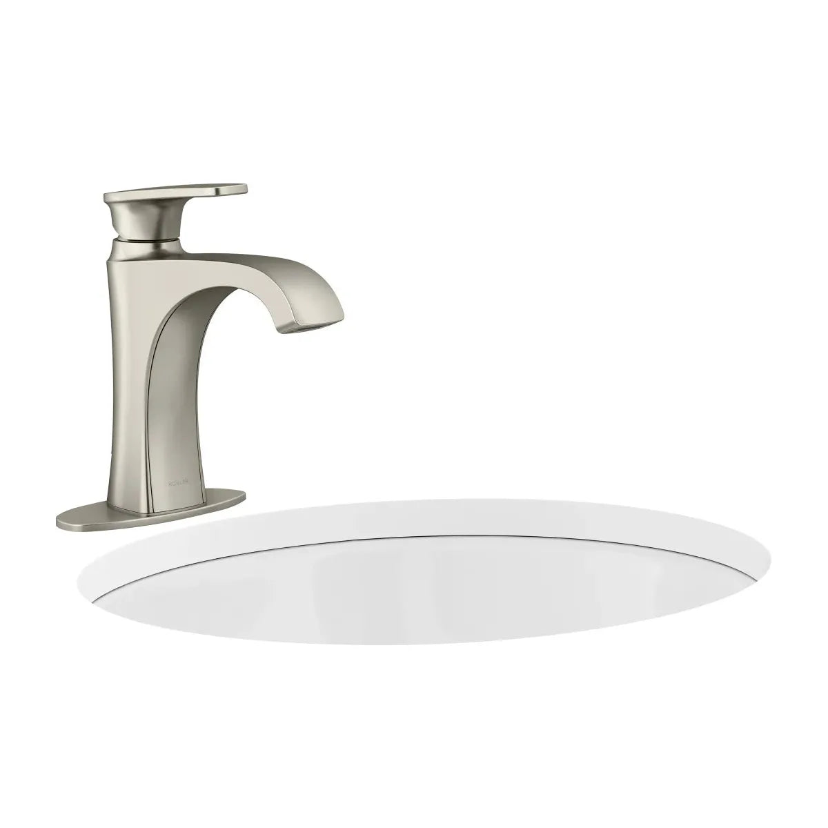 Kohler Tome Single-Handle Bathroom Faucet brushed nickel