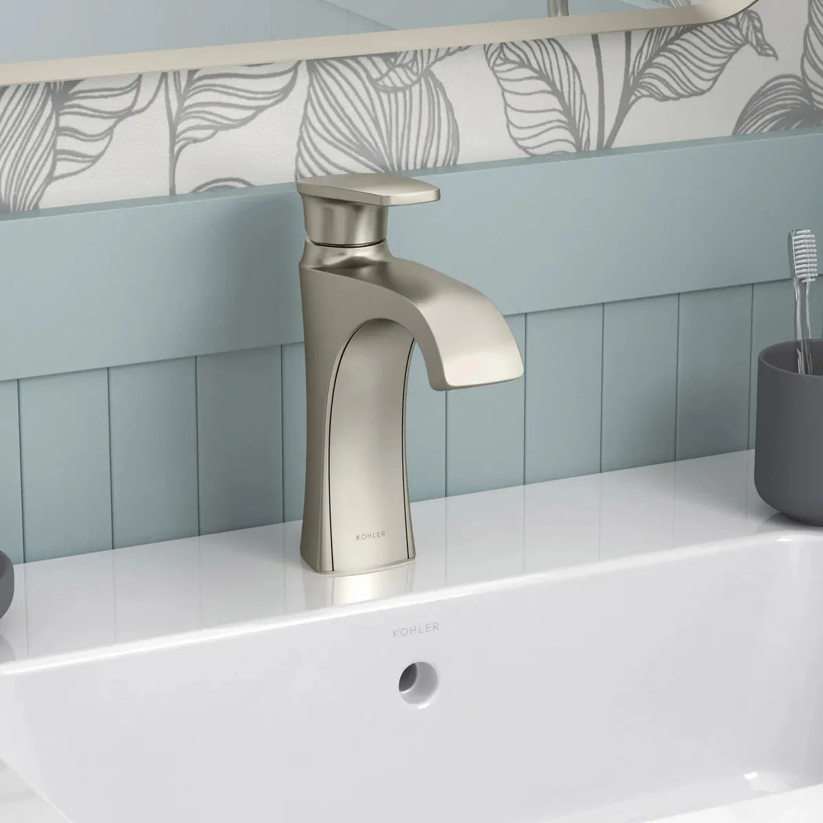 Kohler Tome Single-Handle Bathroom Faucet brushed nickel