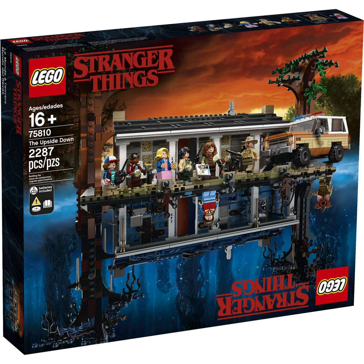 LEGO Stranger Things The Upside Down 75810 Byers' House Model Building Set