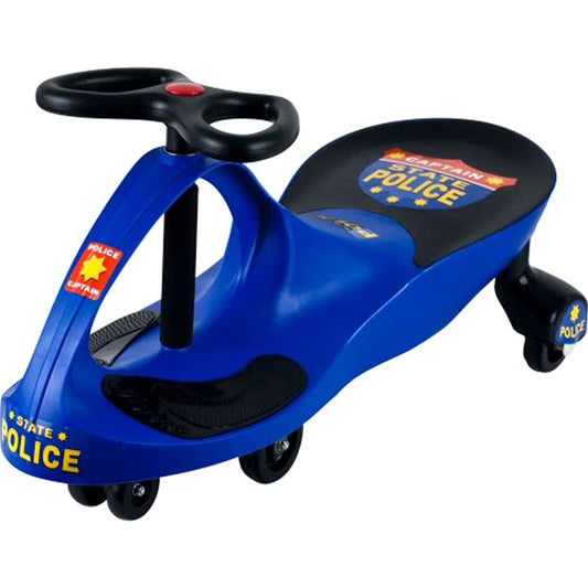 Lil Rider Police Wiggle Car Ride On Toy No Batteries Gears or Pedals