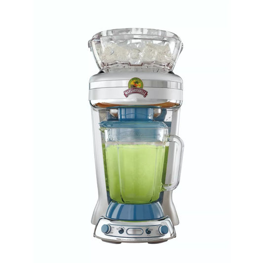 Margaritaville Key West Frozen Concoction Maker Ice Shaver and Crusher Blue/Silver
