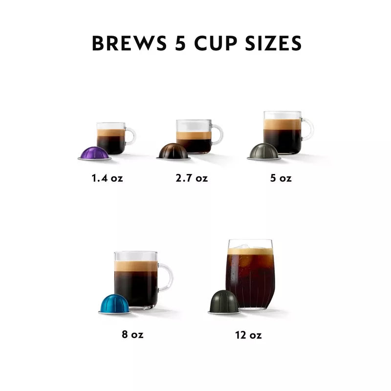 Nespresso Vertuo Pop+ Combination Espresso and Coffee Maker