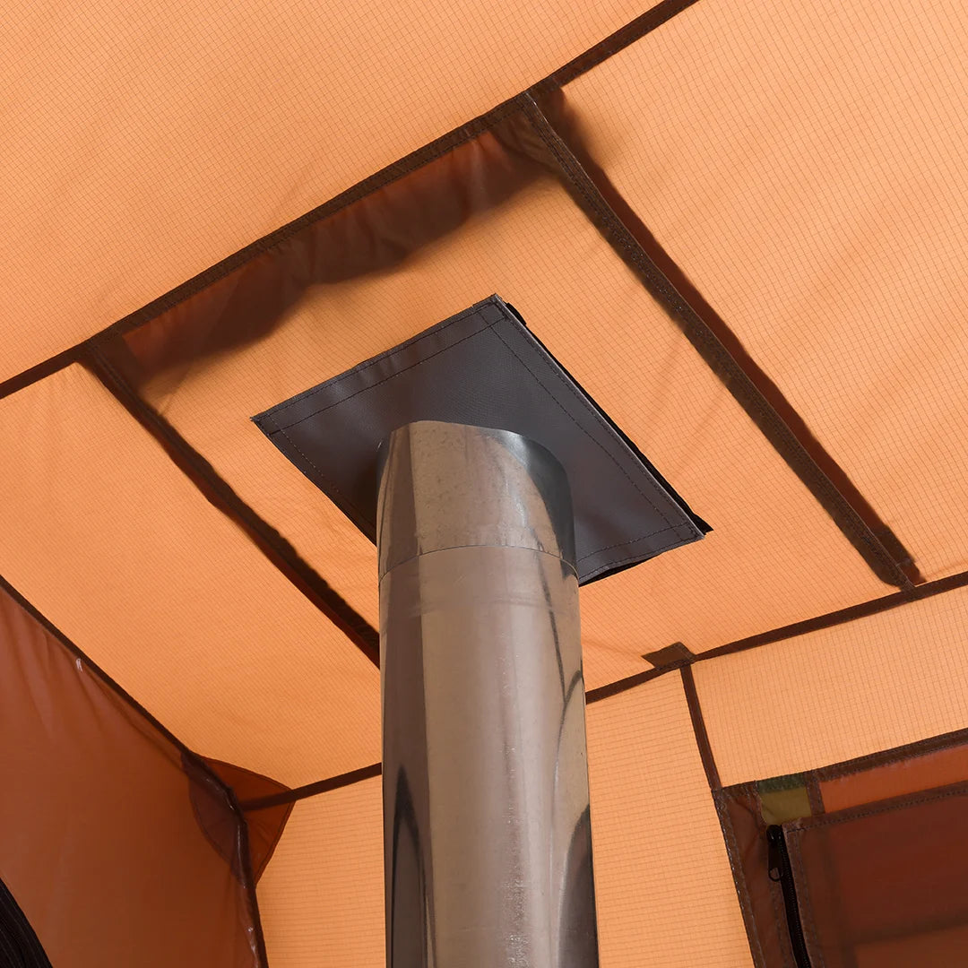 Ozark Trail 10-Person Appalachian Tent, 4 season with Stove Outlet