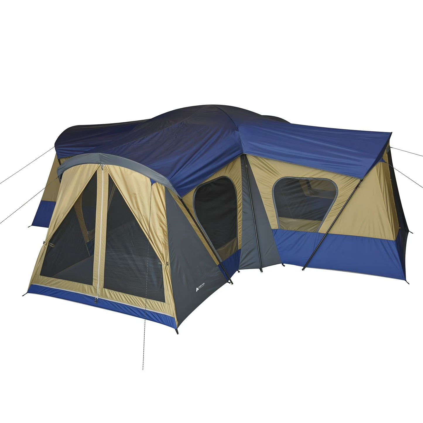 Ozark Trail 14-Person 4-Room Base Camp Tent with 4 Separate Entrances