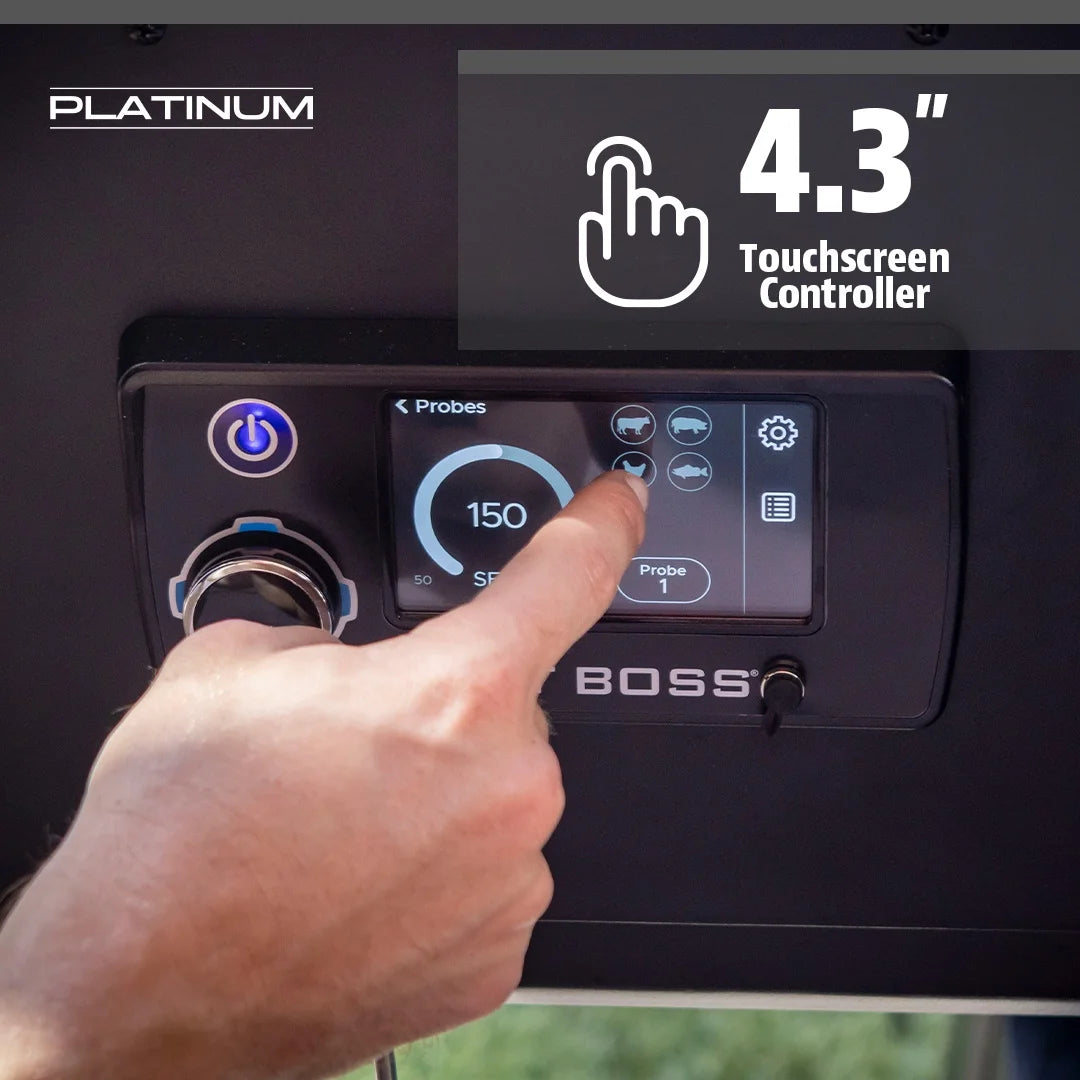 Pit Boss Platinum 1250 Connected Wood Pellet Grill with Wi-Fi® and PID Controller