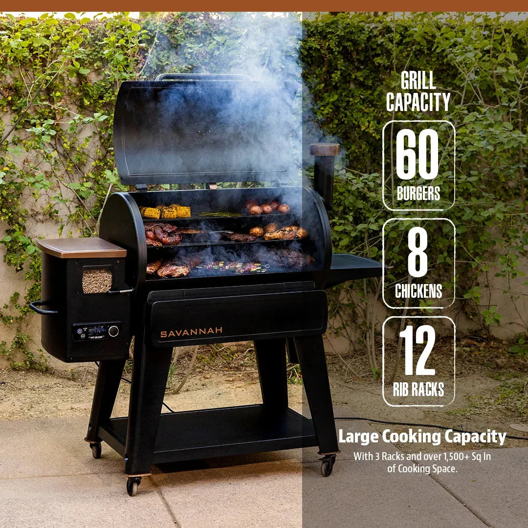 Pit Boss Savannah 1500 Sq in Wood Pellet Grill and Smoker