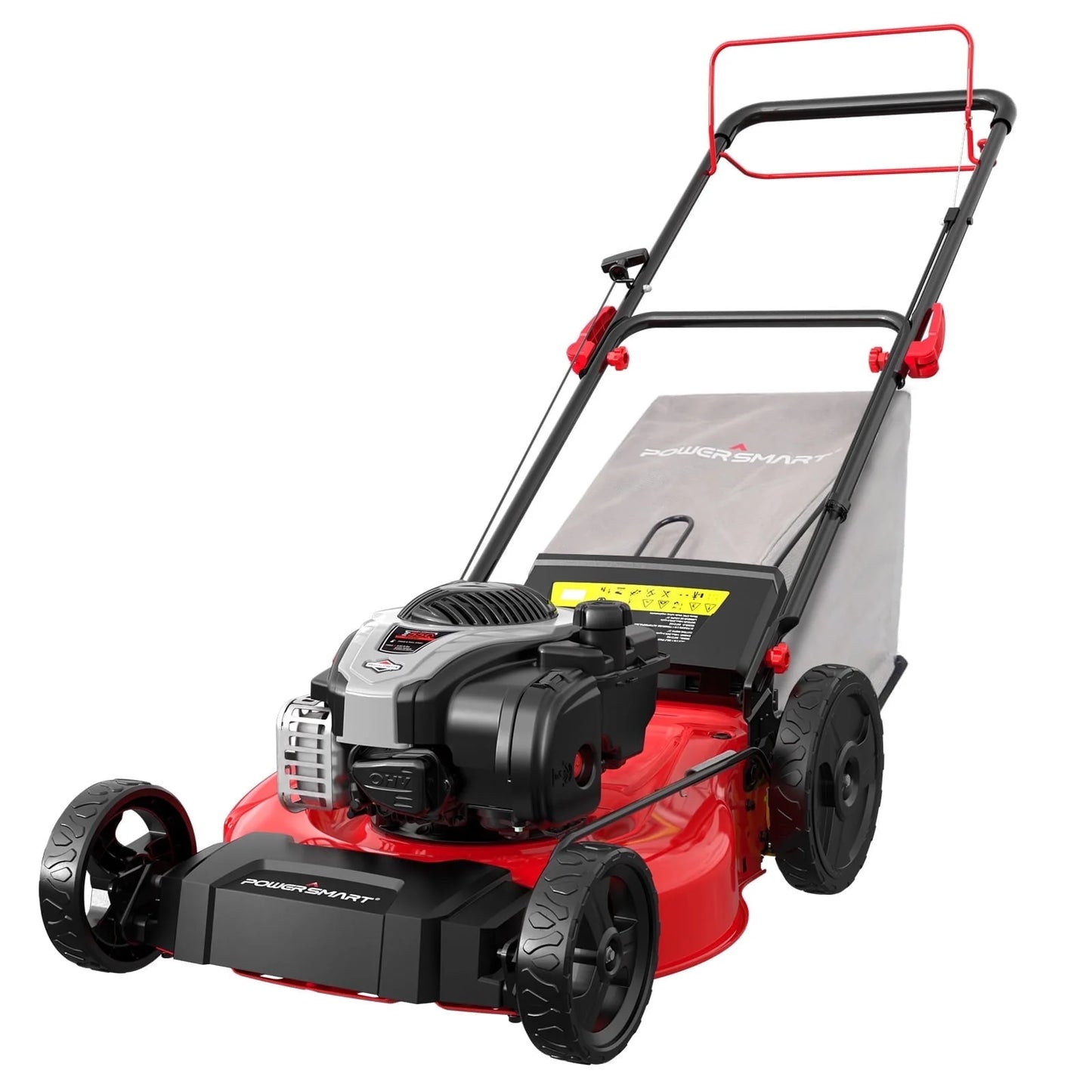 PowerSmart 140cc 4-stroke Briggs & Stratton Engine 21" Self-Propelled Gas Powered Lawn Mower