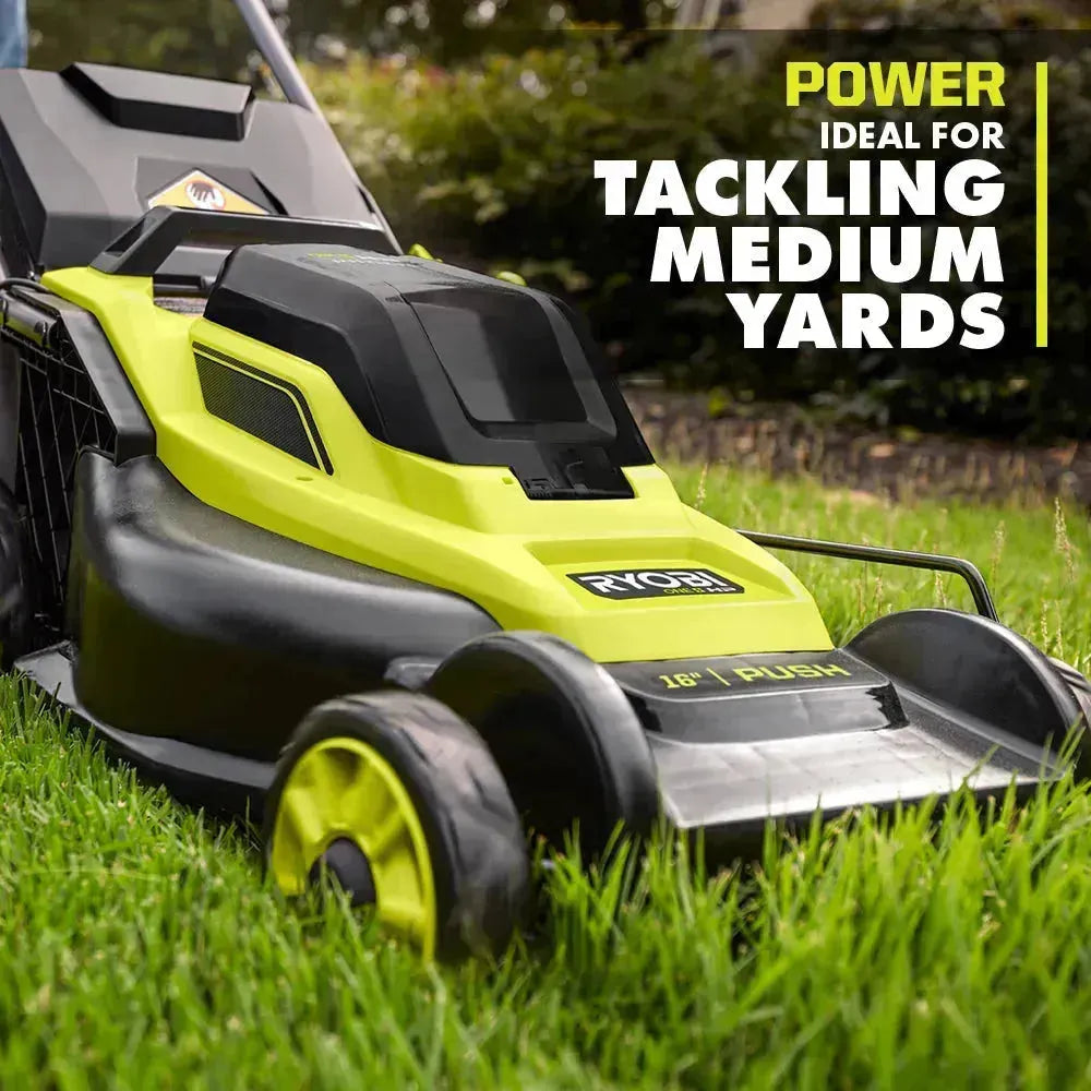 RYOBI 18V ONE+ HP BRUSHLESS 16" PUSH MOWER