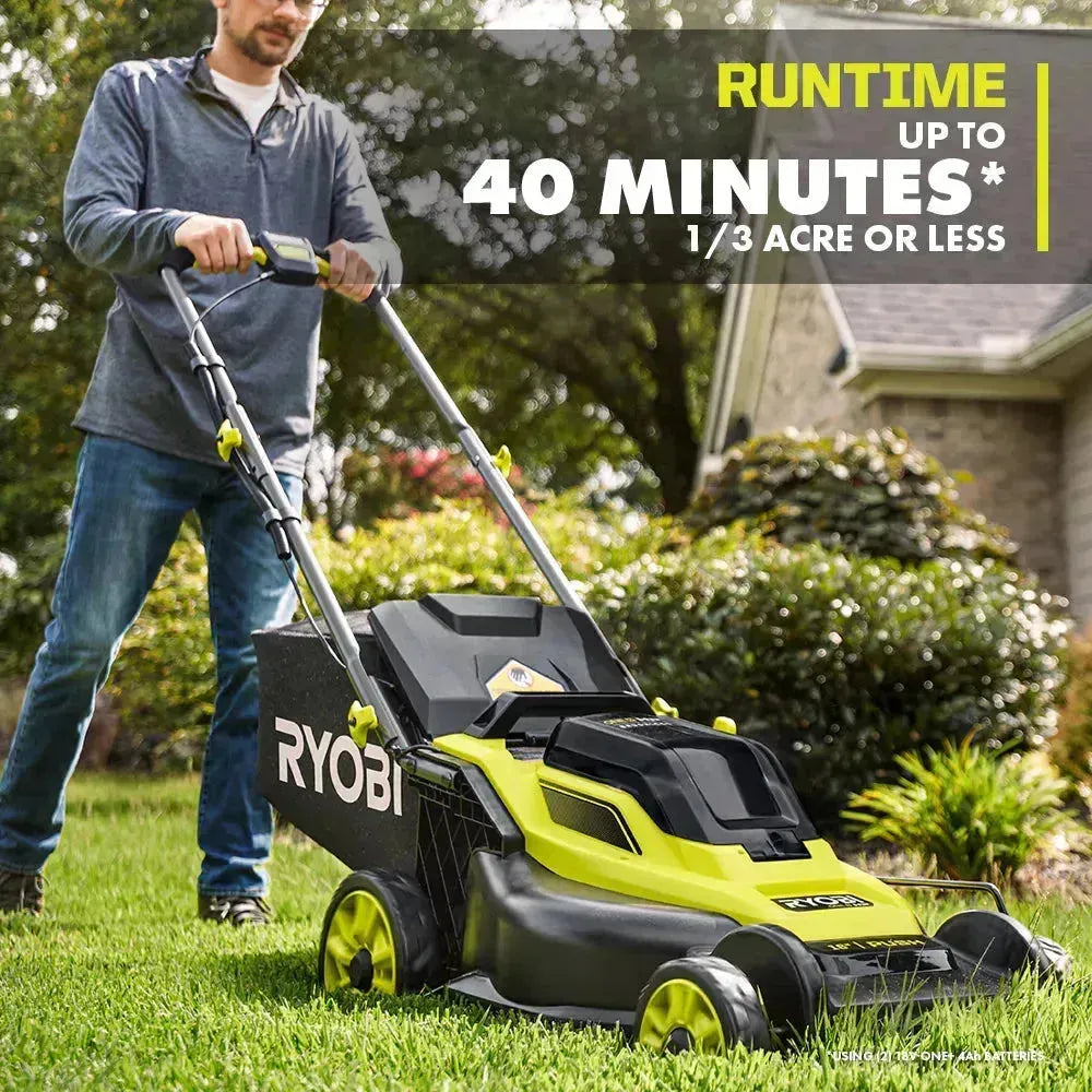 RYOBI 18V ONE+ HP BRUSHLESS 16" PUSH MOWER