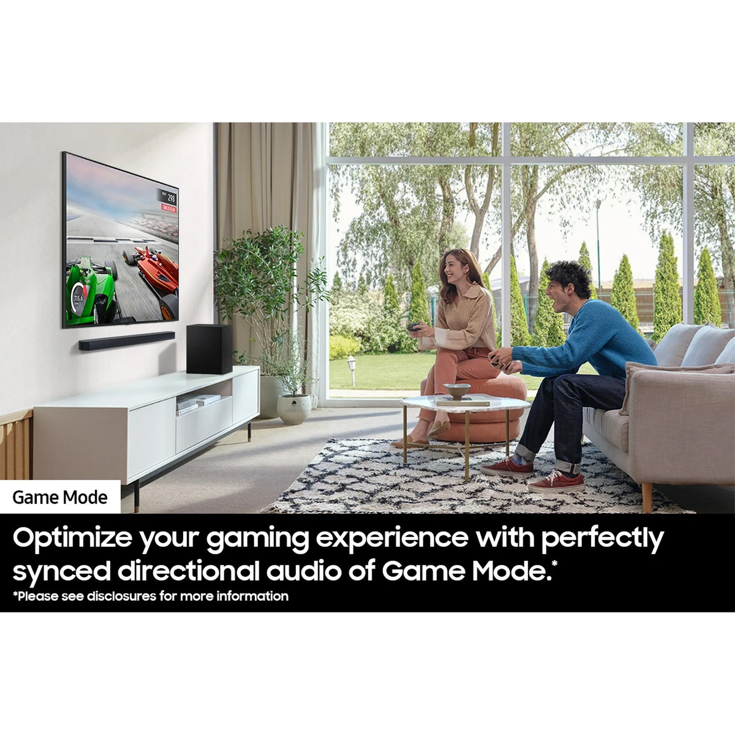 SAMSUNG B-Series 4.1.CH Soundbar & Rear Speakers with Subwoofer Bluetooth HW-C47M/ZA 2023