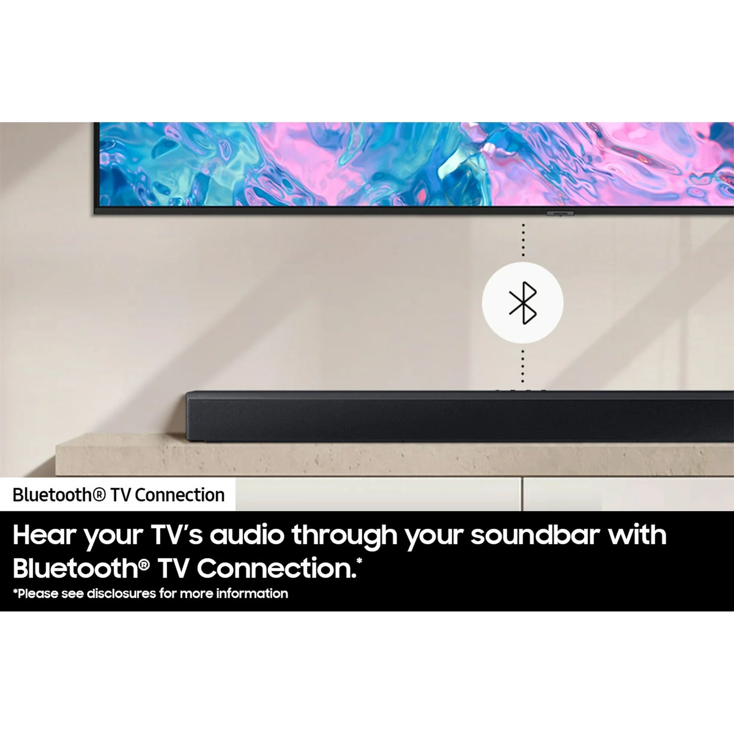 SAMSUNG B-Series 4.1.CH Soundbar & Rear Speakers with Subwoofer Bluetooth HW-C47M/ZA 2023