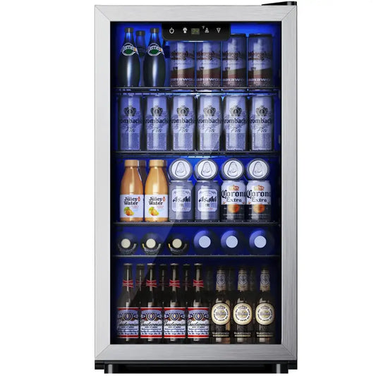SIMZLIFE - 130 Can Beverage Refrigerator and Cooler