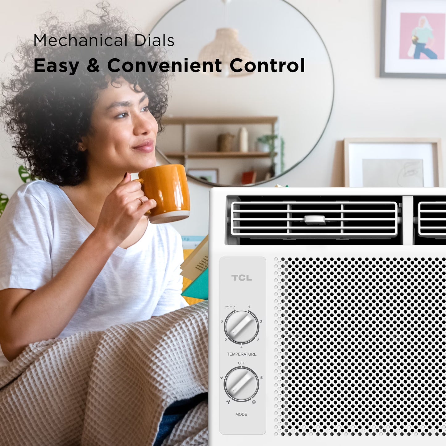 TCL 5,000 BTU Mechanical Window Air Conditioner (White)