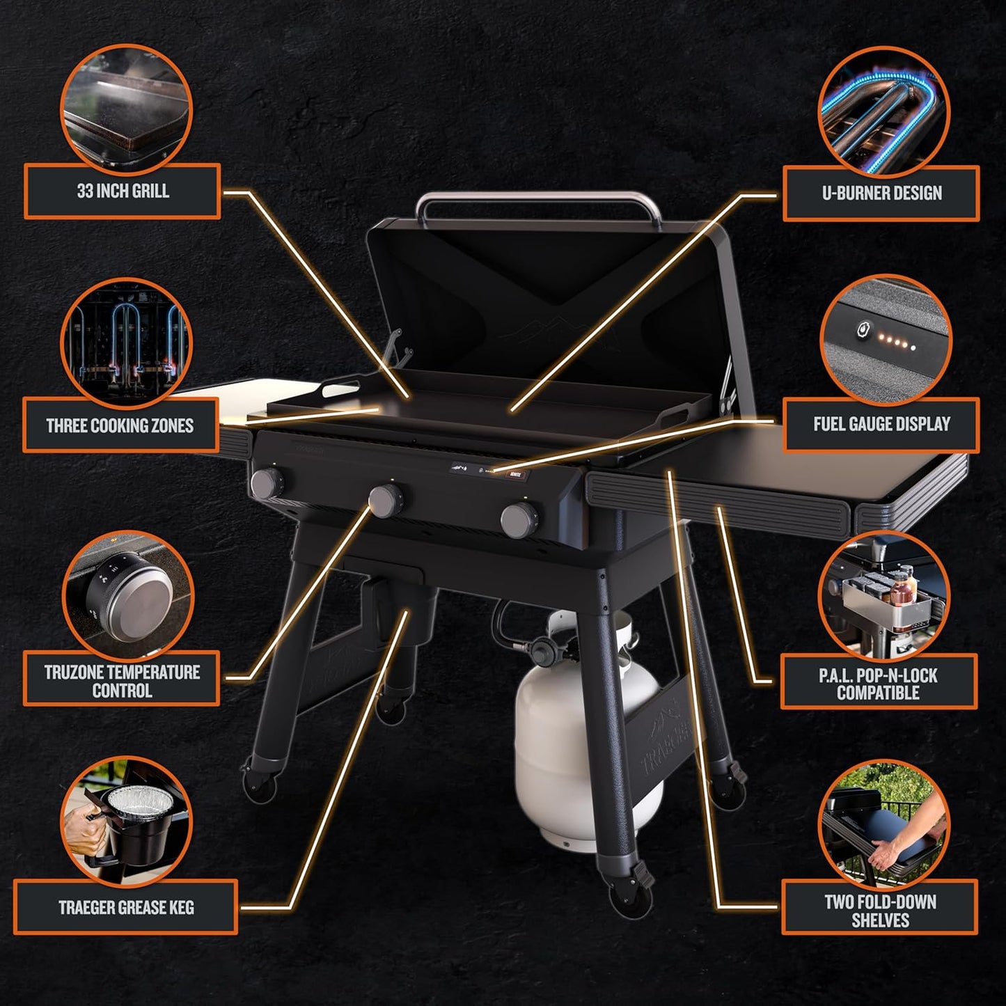 Traeger 33" Griddle Flatrock