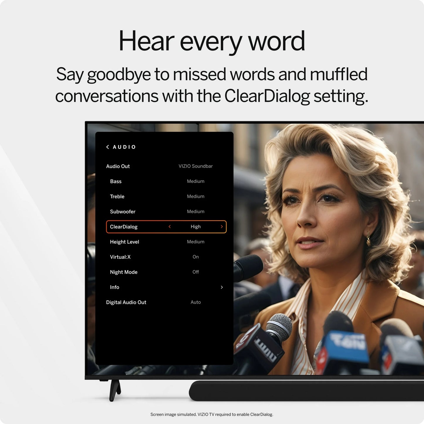 VIZIO 2.0 Soundbar w/ Dolby Atmos DTS:X Bluetooth (New) SV200M-08