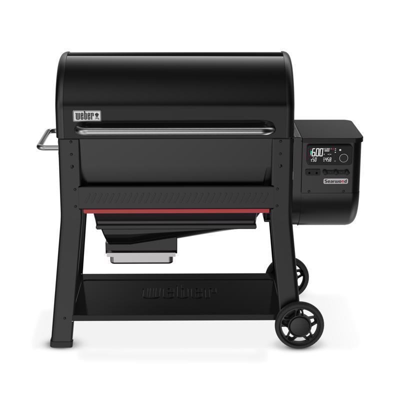 Weber Searwood XL 600 Wood Pellet Smoker Grill with Wi-Fi and Bluetooth Connectivity, 36 Inches, Black