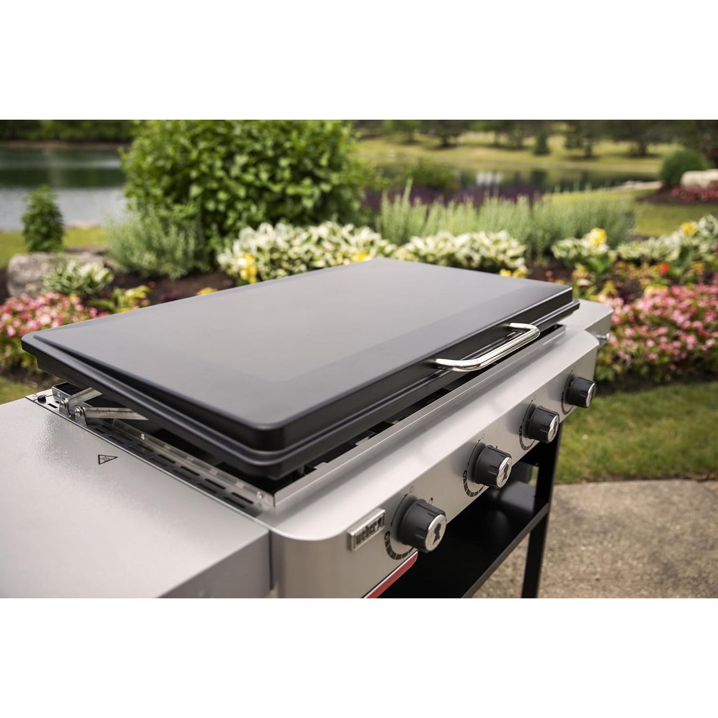 Weber 36" Gas Griddle, 4 Burner, Black