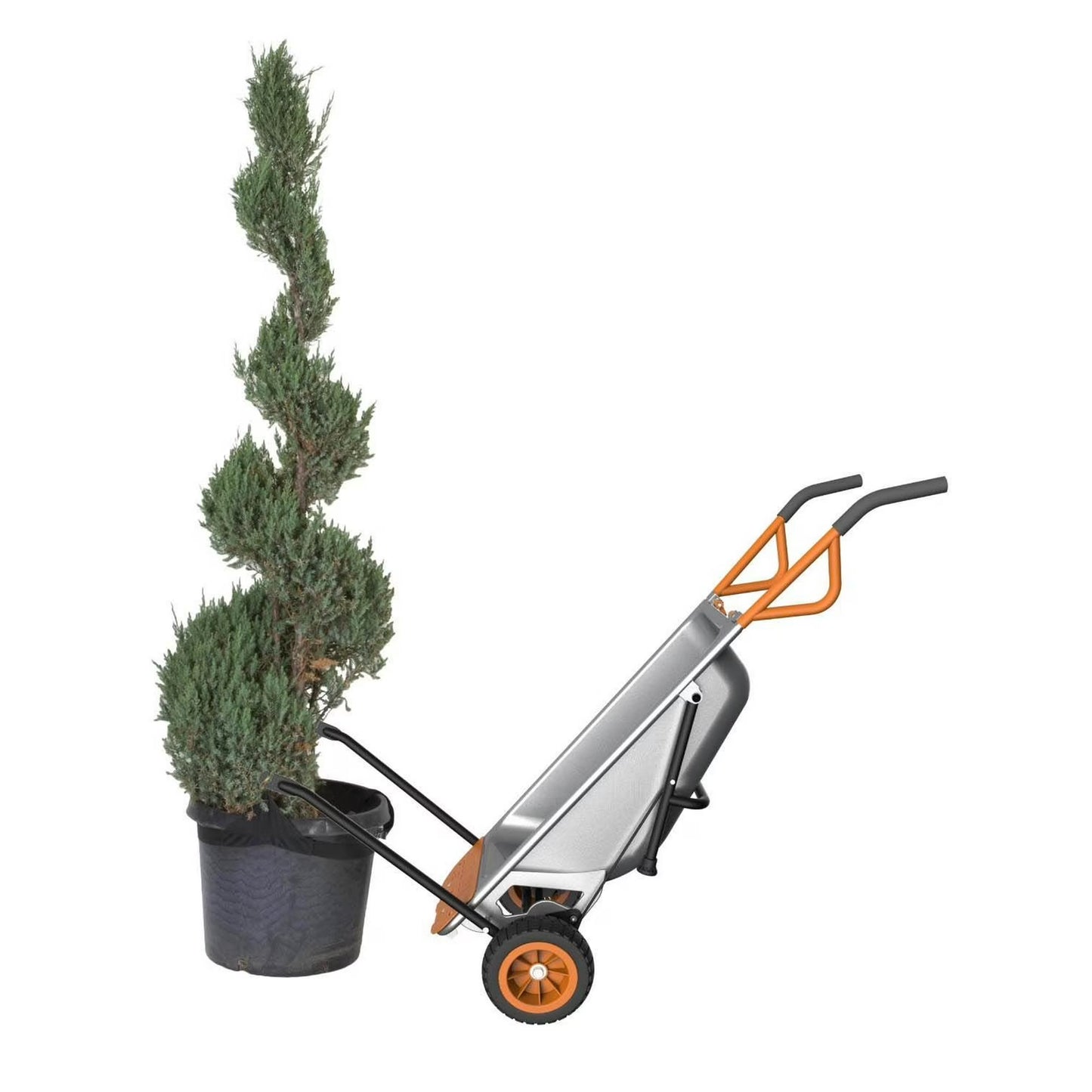 WORX WG050 Aerocart 8-In-1 Multifunction Wheelbarrow Dolly Cart Garden Carrier