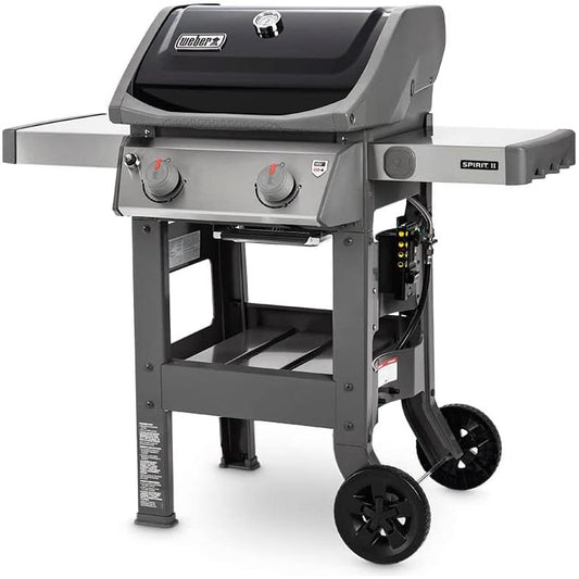 Weber Spirit II E-210 2-Burner Liquid Propane Grill, 48 x 26 x 57 inches, Black