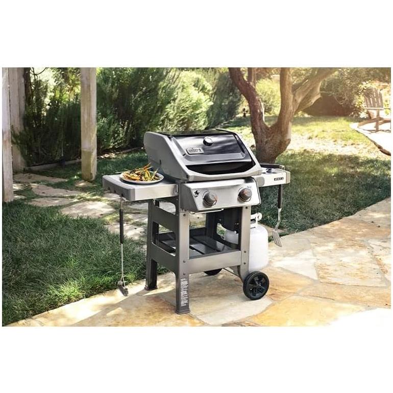 Weber Spirit II E-210 2-Burner Liquid Propane Grill, 48 x 26 x 57 inches, Black