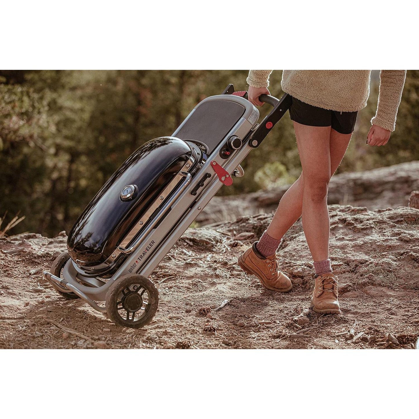 Weber Traveler Compact Portable Gas Grill