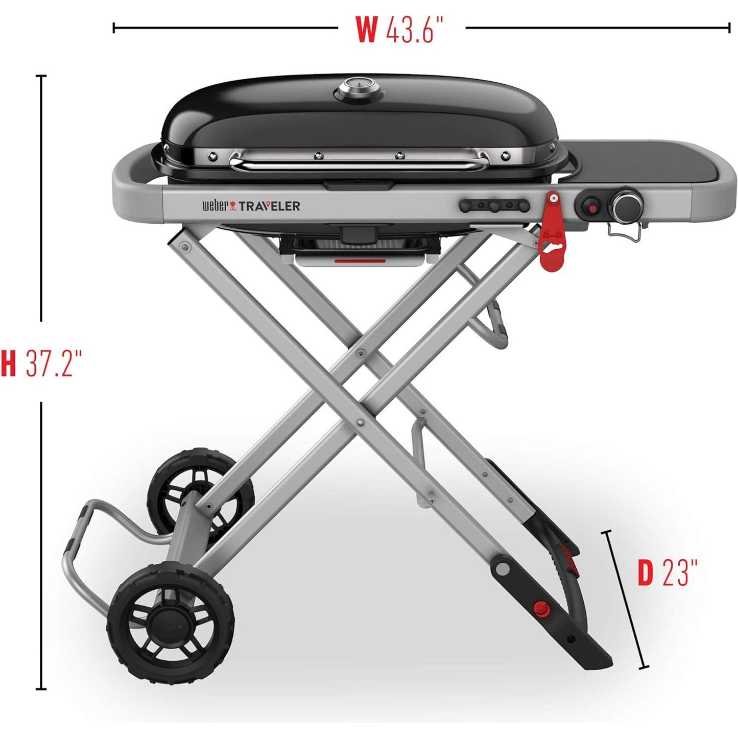 Weber Traveler Compact Portable Gas Grill