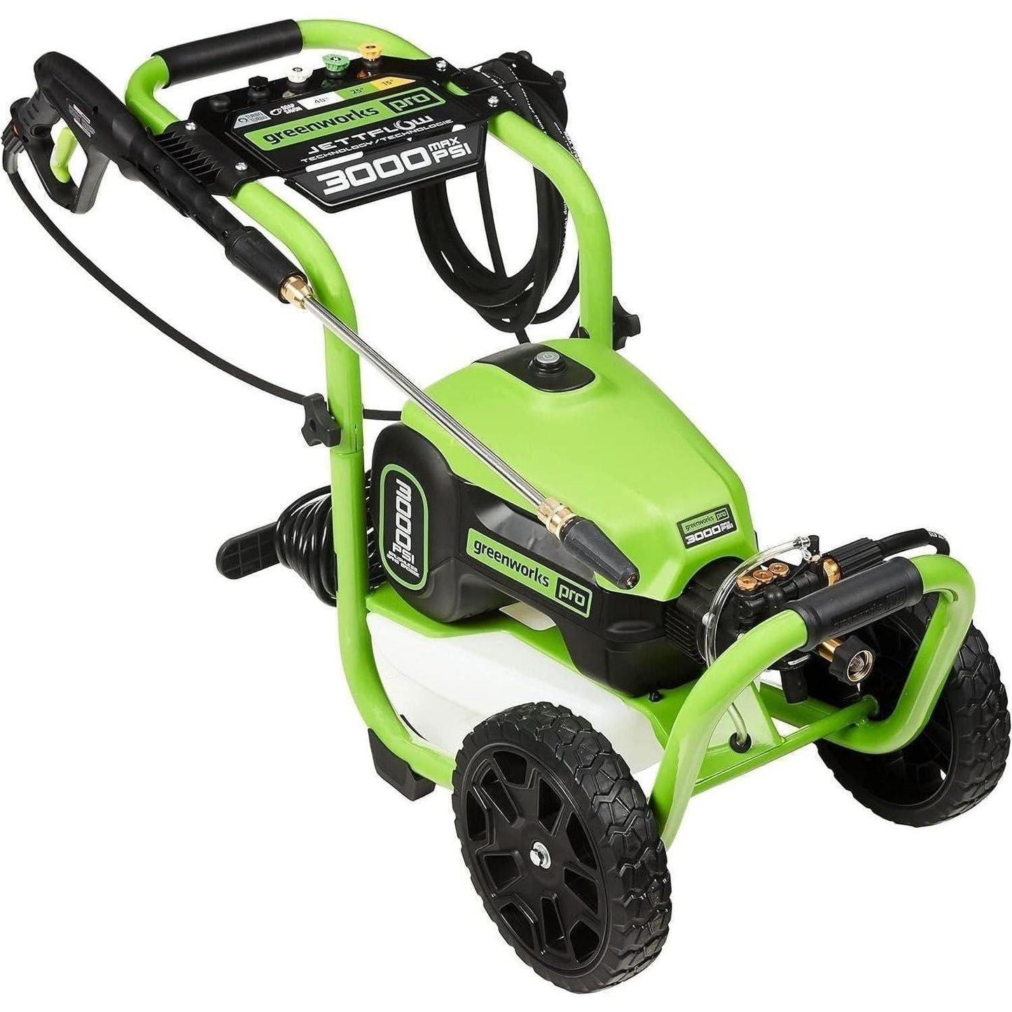 Greenworks Pro Brushless 3000PSI 2.0 GPM Max / 1.1 GPM Electric Pressure Washer