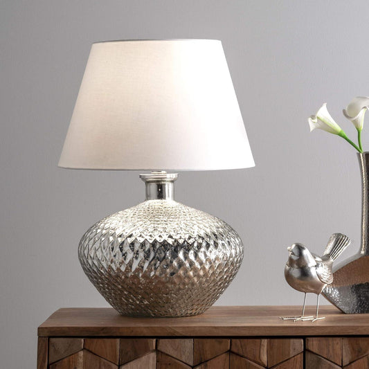 nuLOOM Alhambra 19" Glass Table Lamp